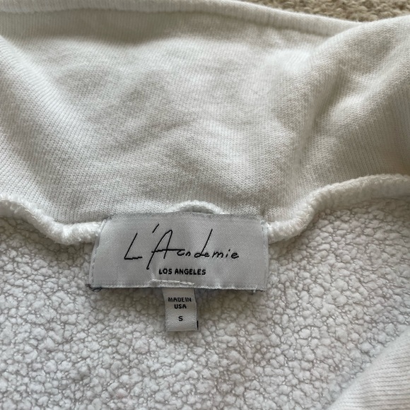 Revolve L’Academie white pullover sweater - Picture 4 of 4